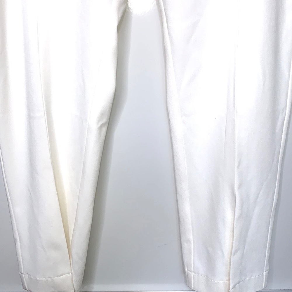 NWT DANIELLE BERNSTEIN Macy’s Off White Front Slit Dressy Pants Plus Size 20 W - Picture 4 of 12